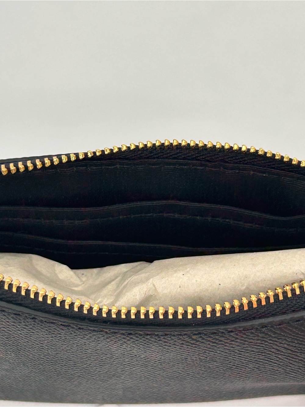 Coach Black Leather Wristlet with Gold Hardware Brand New (tag inside) - Picture 11 of 11